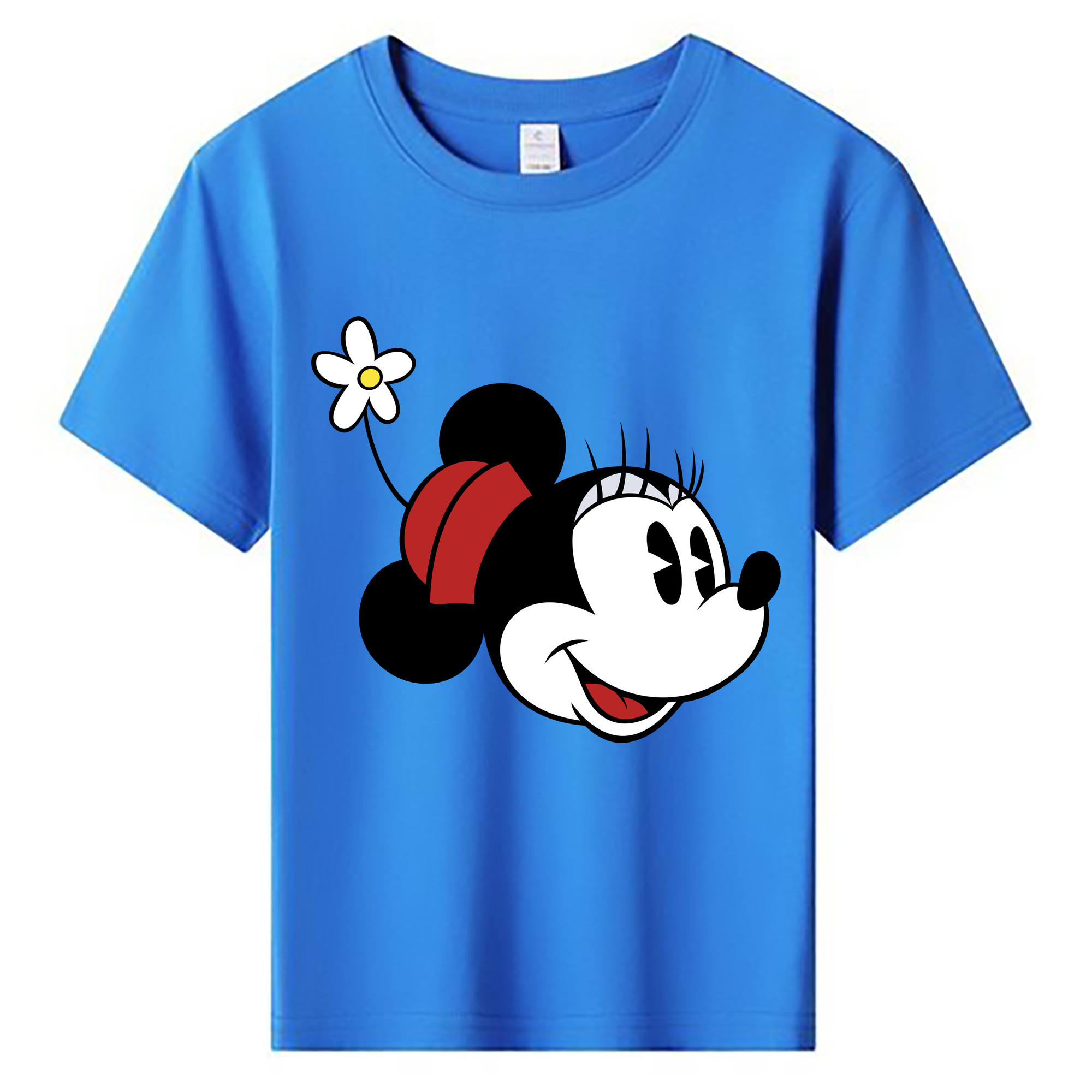 ミッキーマウス Mickey Mouse 綿100％キッズTシャツ（フロントプリント）